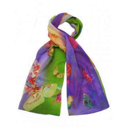 Bright Coloured Butterfly Scarves   A beautiful array of colours form these stylish butterfly inspired scarves 