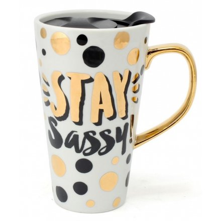 Stay Sassy Travel Mug Gift Boxed