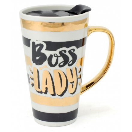 Boss Lady Travel Mug Gift Boxed