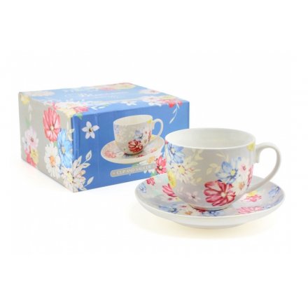 Blossom Floral Cup and Saucer