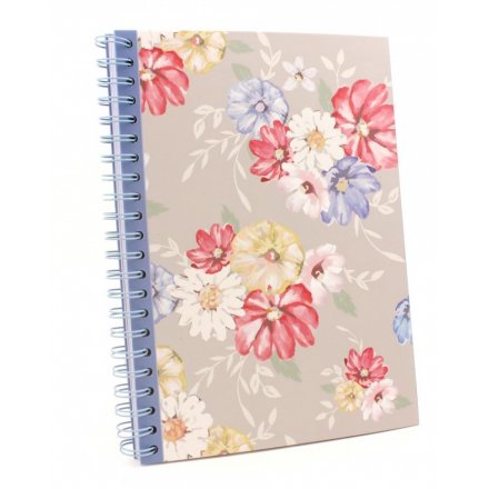 Floral Blossom A4 Notebook