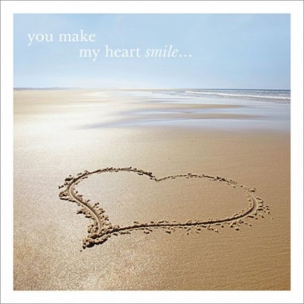 You Make My Heart Smile Greeting Card