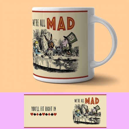We're All Mad...Mug Gift Boxed
