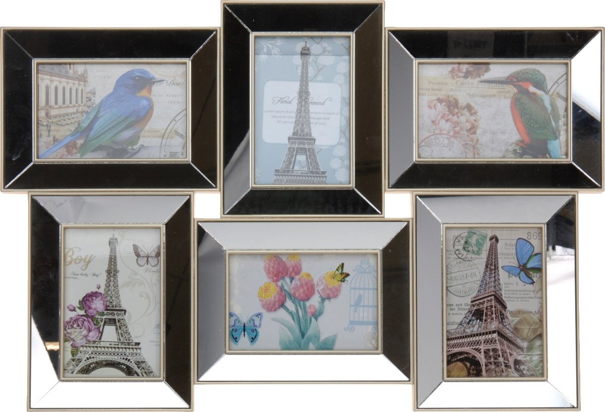 Mirrored Multi Photo Frame 36523 Homeware / Photo Frames & Mirrors