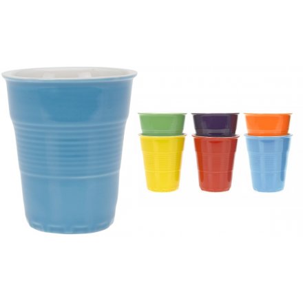 Porcelain Cups, 6 Assorted