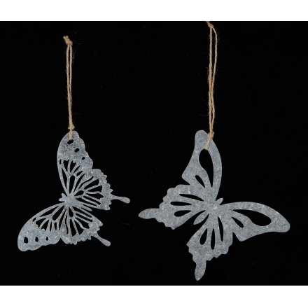 Hanging Metal Butterflies