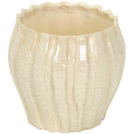 Pearl Ceramic Pot Large 16.5cm