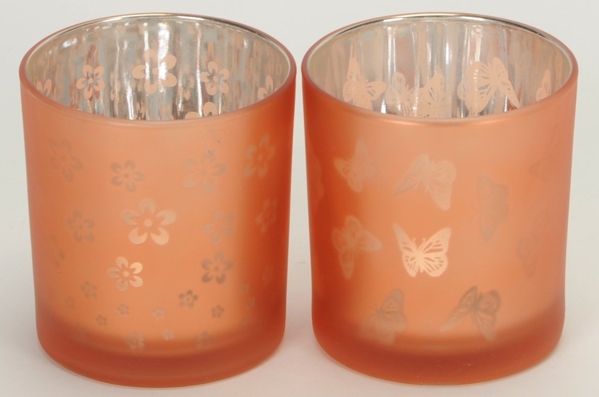Orange Votive Holder 36717 Homeware / Candle Holders & Lanterns