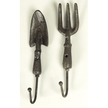 Fork/Trowel Hooks, 2 Assorted