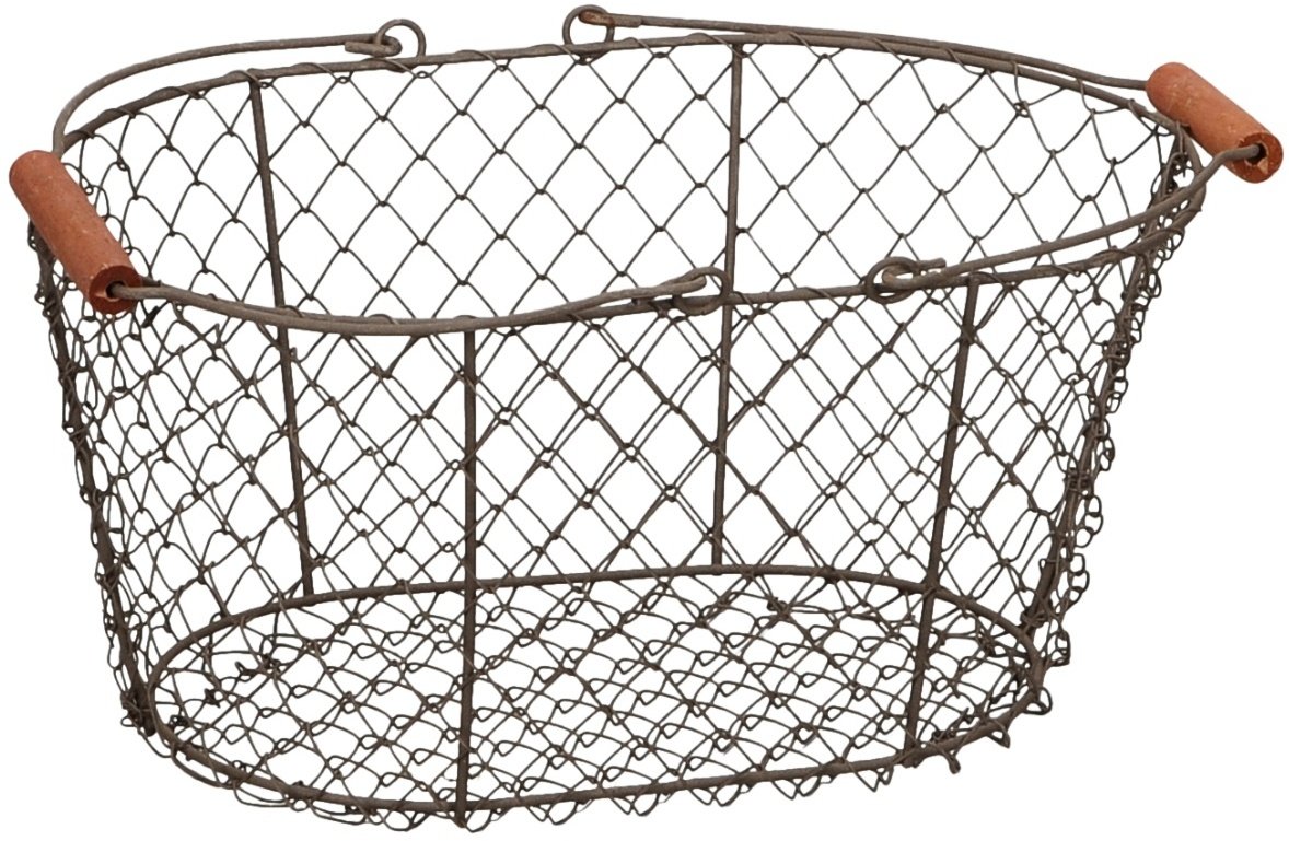 Double Handle Wire Shopping Basket 36770 Interior Decor / Storage