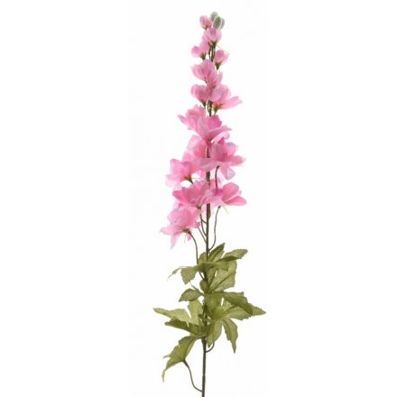 Silk Pink Delphinium 90cm