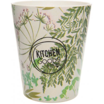 Green Leaves Kitchen Bamboo Cup 10cm
