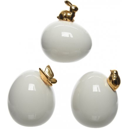 Large Porcelain Smooth Eggs