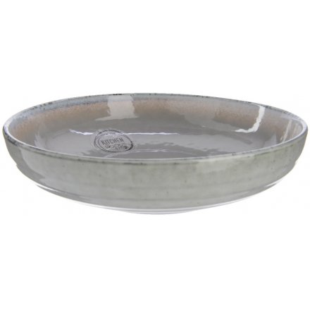 Add a distressed touch to your kitchen table with this natural inspired bowl
