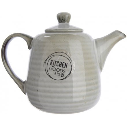 Stoneware Distressed Teapot 18.5cm