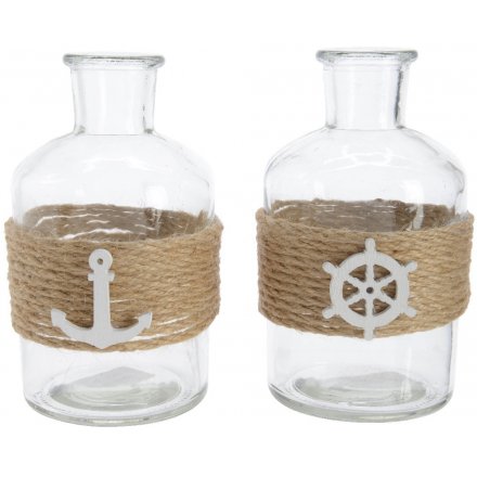 Nautical Inspired Bottles 
