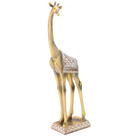 Exotic Gold Art Giraffe