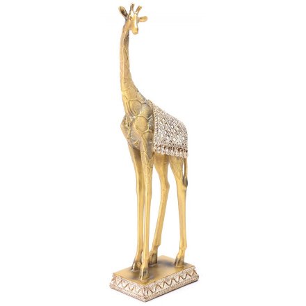 Exotic Gold Art Giraffe - Large 