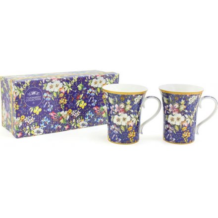 Kilburn Blossom Mugs Set Of 2