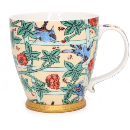 Fine ChinaBird Mug From the William Morris Collection 