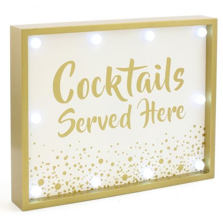 LED Cocktails Sign 