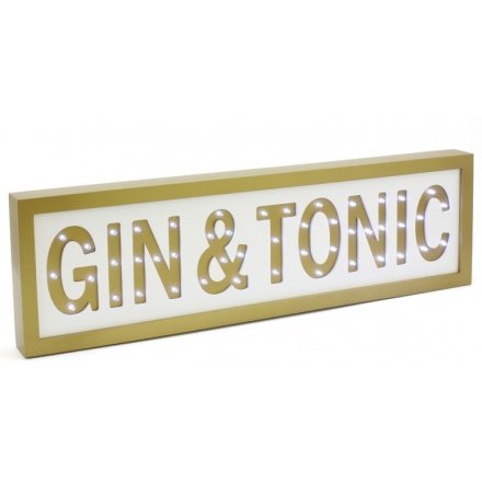 Gin & Tonic Led Sign