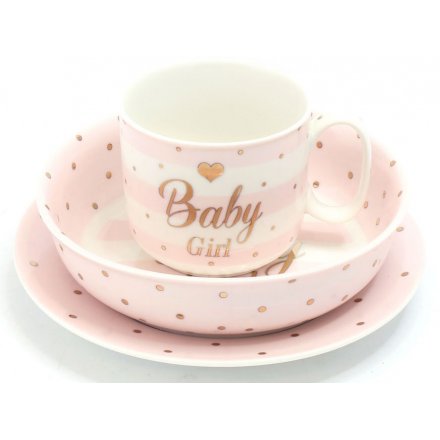 Pink Baby Girl Gift Set