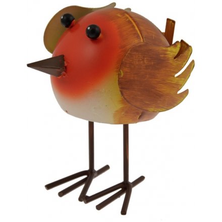 Bring a fun vet vintage touch to your garden space with this fun bouncing Robin 