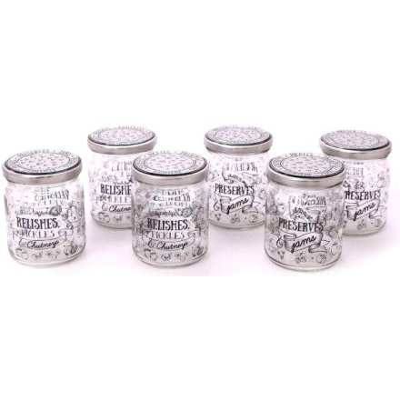 Relishes/Jams 300ml Preserves Jar, 2 Assorted