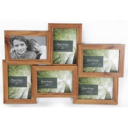 Wooden Collage Photo Frame 48cm