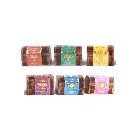 Gold Rose Small Incense Box, 6 Assorted