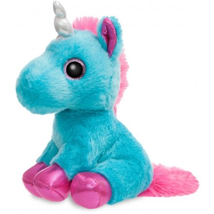  Add a magical touch to your little ones play time with this super soft and snuggly Moonbeam Unicorn 