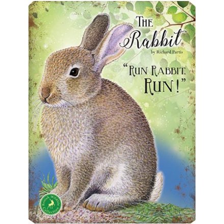 The Rabbit Mini Metal Dangler Sign