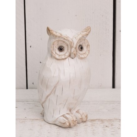 Carved Owl - Large 20cm