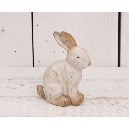 Polyresin Rabbit Decoration 15.5cm