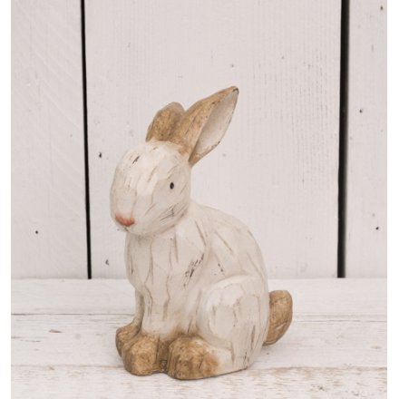 Large Carving Inspired Bunny 