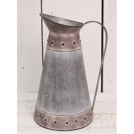 Large Zinc Embossed Watering Can