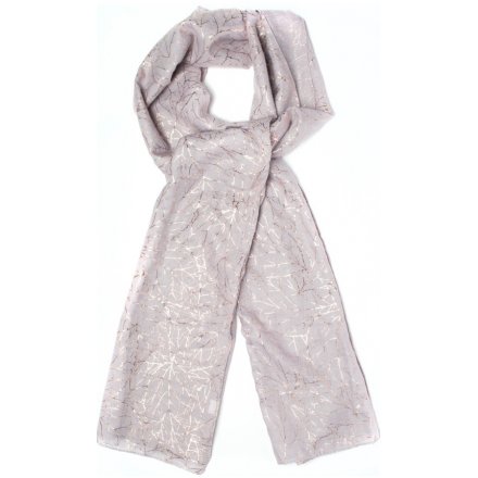 Add a touch of Autumn to your outfit with these rose gold branch effect scarves