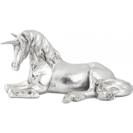 This majestic glittery Unicorn figure will be sure to turn heads wherever it is 