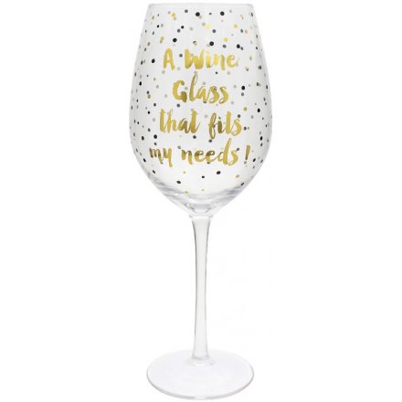 Bubbly Wine Glass XL
