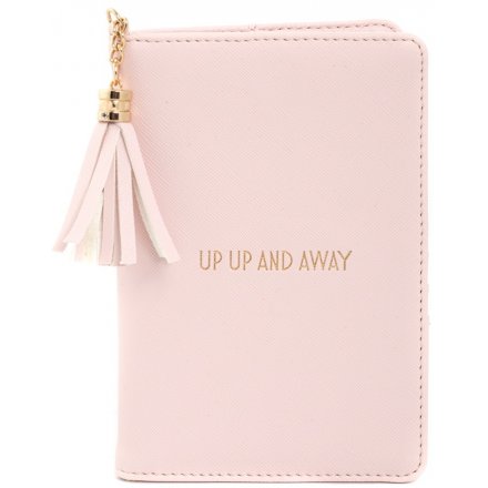Pink Up Up and Away Passport Cover