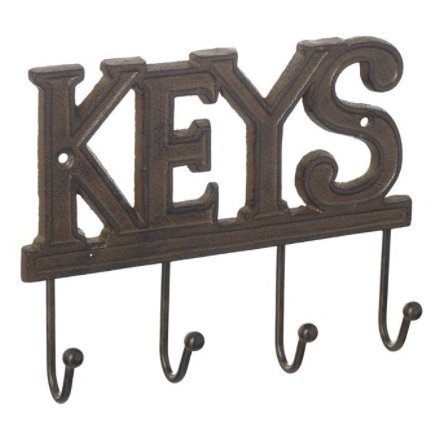 Cast Iron Key Hook 19cm