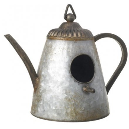 Distressed Teapot Birdhouse 26cm