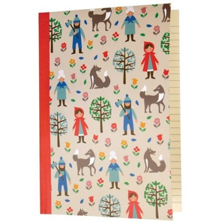 Red Riding Hood A5 Lined Notebook