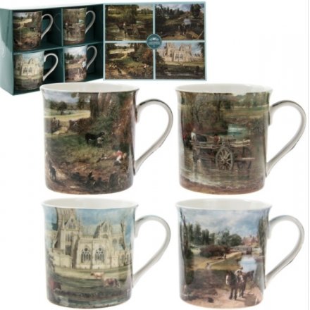 Constable Set of 4 Mugs