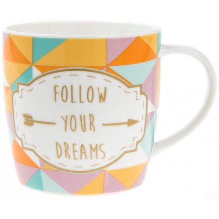  With their bright colours and popular quote, this mug is a great gift idea for any tea drinker