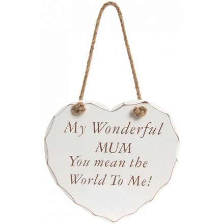 My Wonderful Mum Plaque