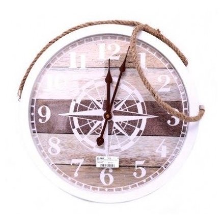Compass Design Clock
