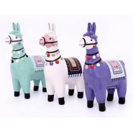  Bring a Southern American vibe to your home spaces with these quirky colourful llama ornaments