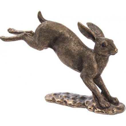 Reflections Bronzed Prancing Hare 31cm